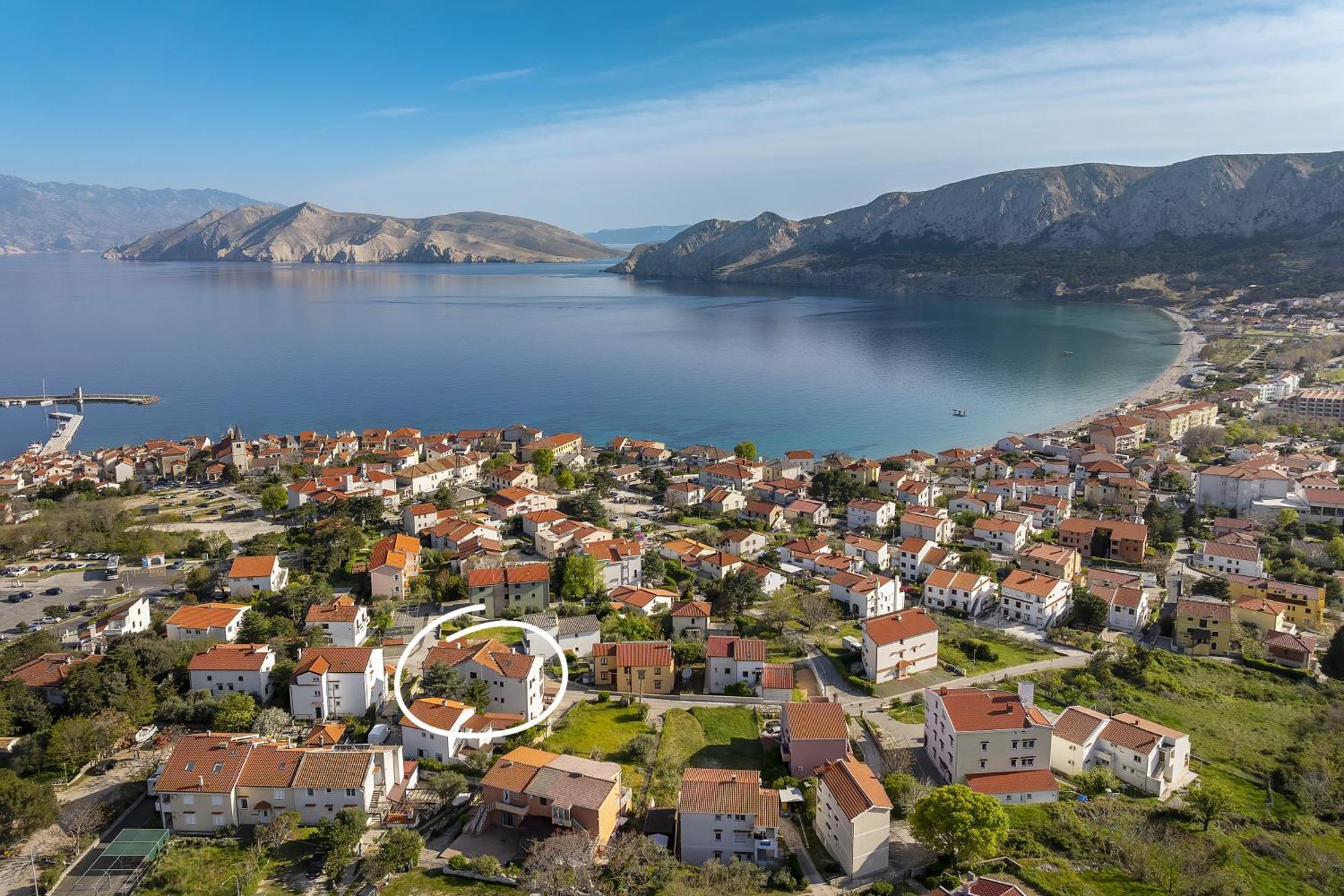 Apartments Vladan With Terrace Baška Kültér fotó